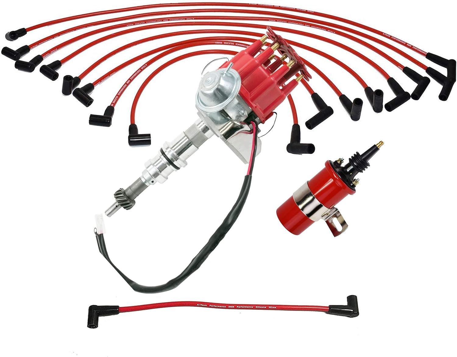 A-Team Performance - R2R Ready To Run - Complete Distributor Compatible with Ford Windsor V8 221, 260, 289