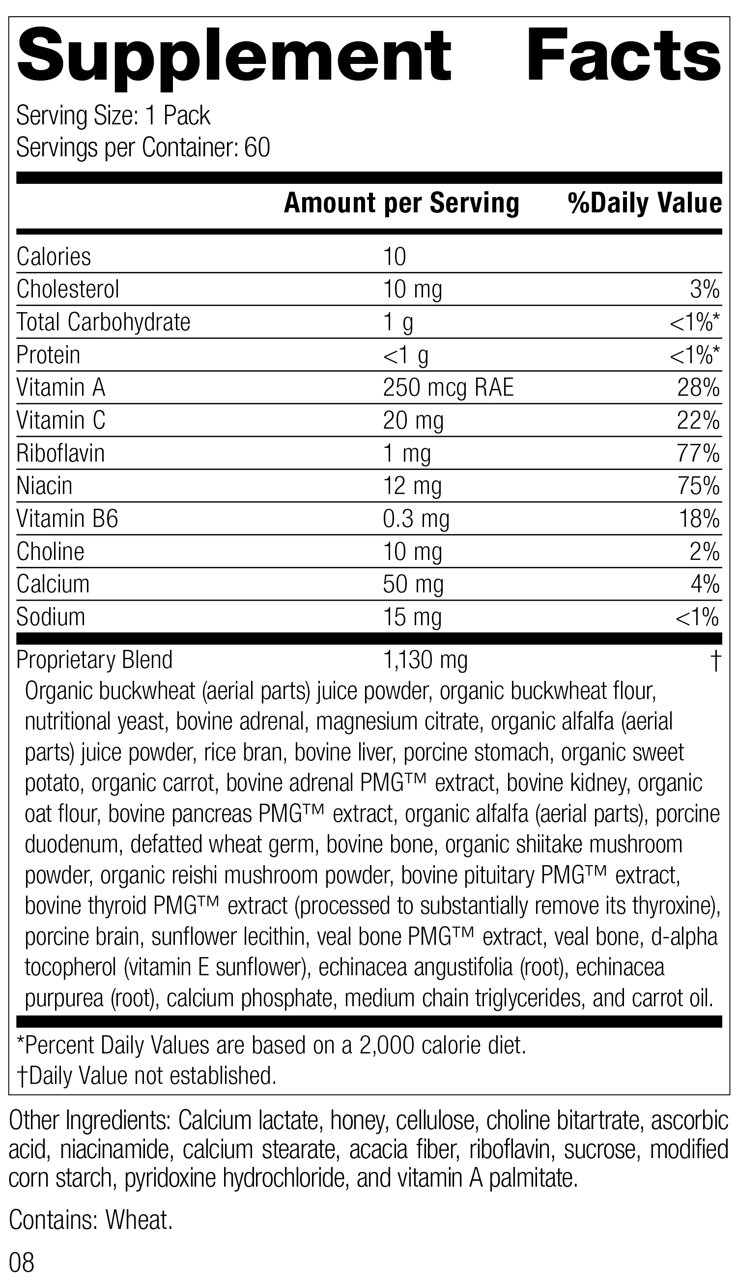 Adrenal Health Pack, 60 Packs - Kansas Nuitrition - HNZSDS