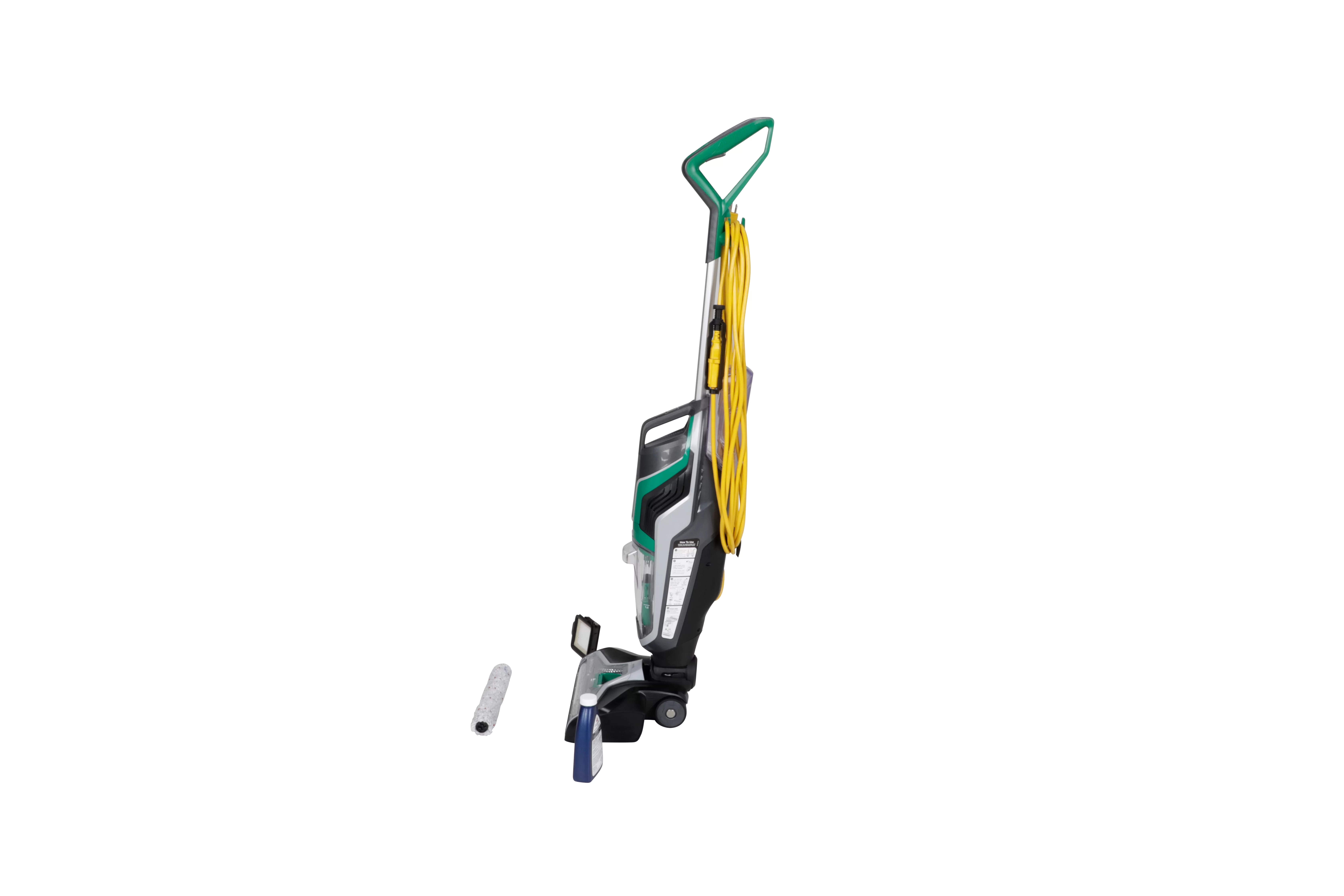 Bissell Commercial Floor Wash 13.5 Inch Combo Wet & Dry Hard Floor Washer/Scrubber & Vacuum BGFW13 + Accessories