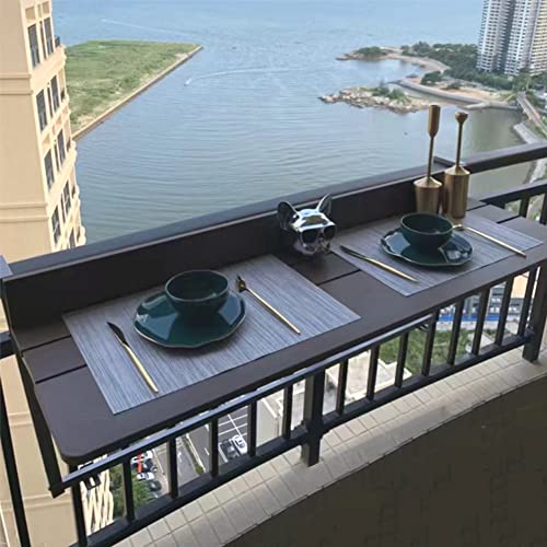 Balcony Bar Table For Railings,Balcony Hanging Table,balcony Table,Outdoor Hanging Rail Tables For Deck,Balcony Railing Hanging Table