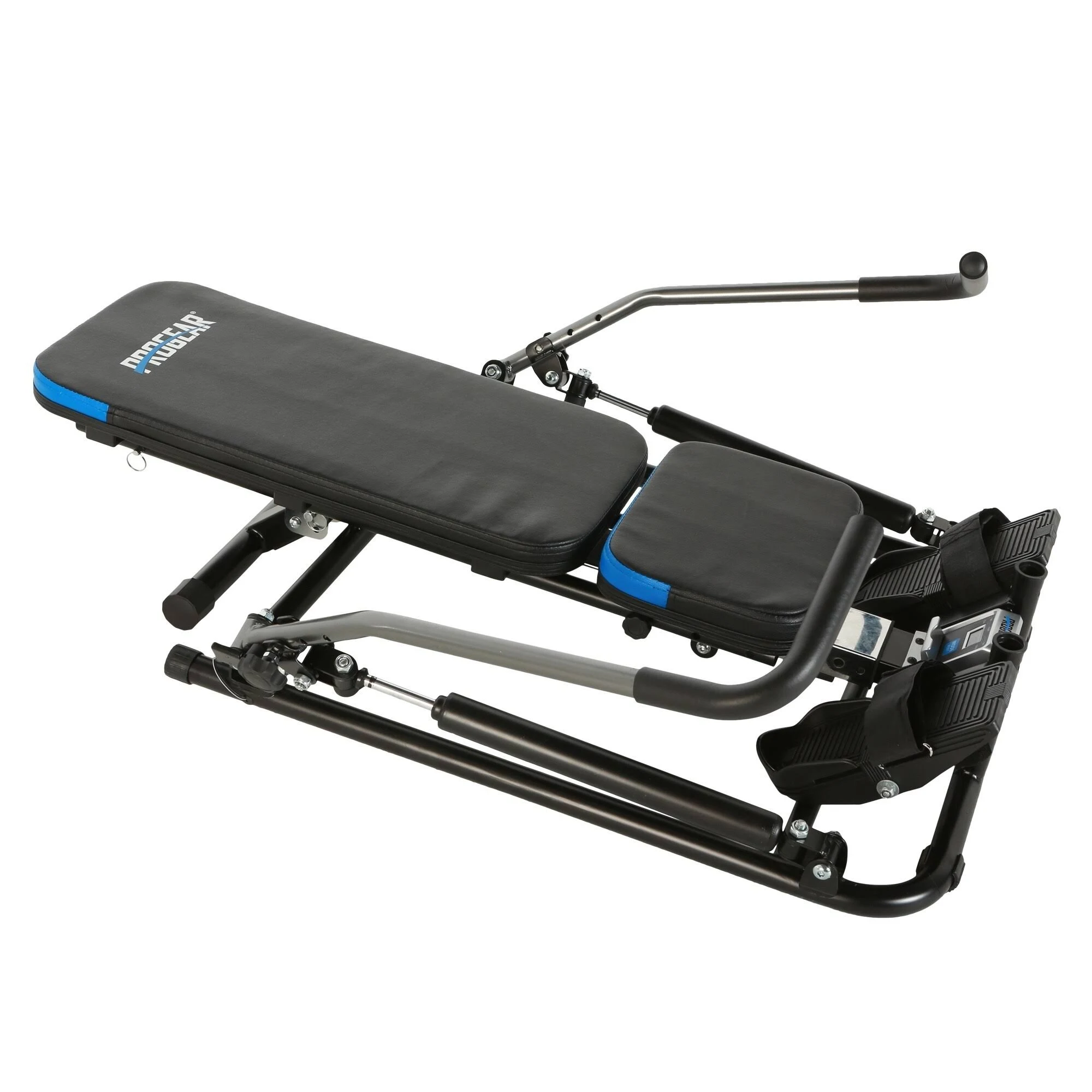 Progear 750 Rower Rowing Machine with Additional Multi Exercise Workout Capability, Black