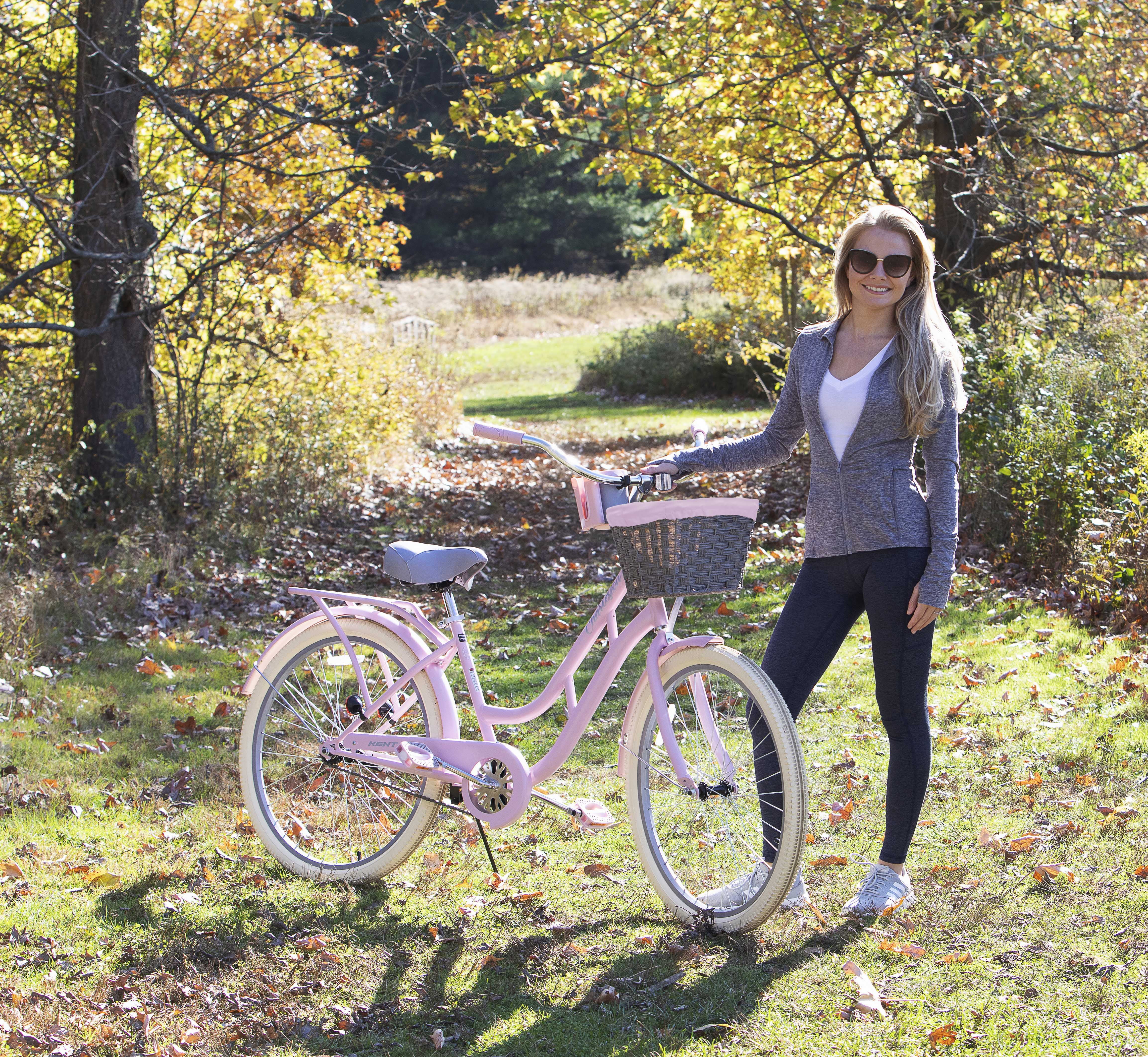 BCA 26 in. Charleston Adult Female Cruiser Bike, Pink