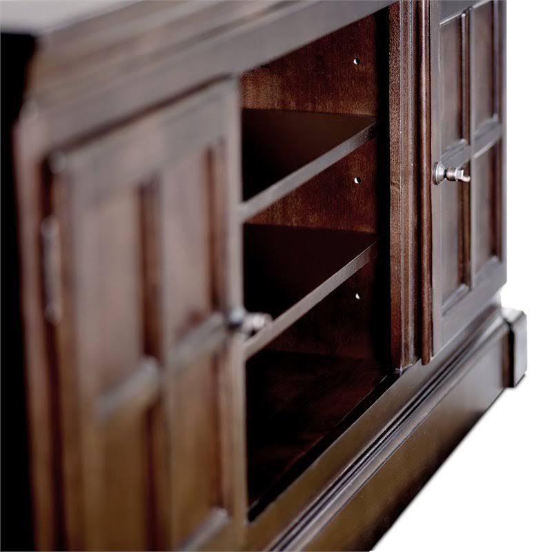Bowery Hill 55x22 TV Console in Heartwood Cherry