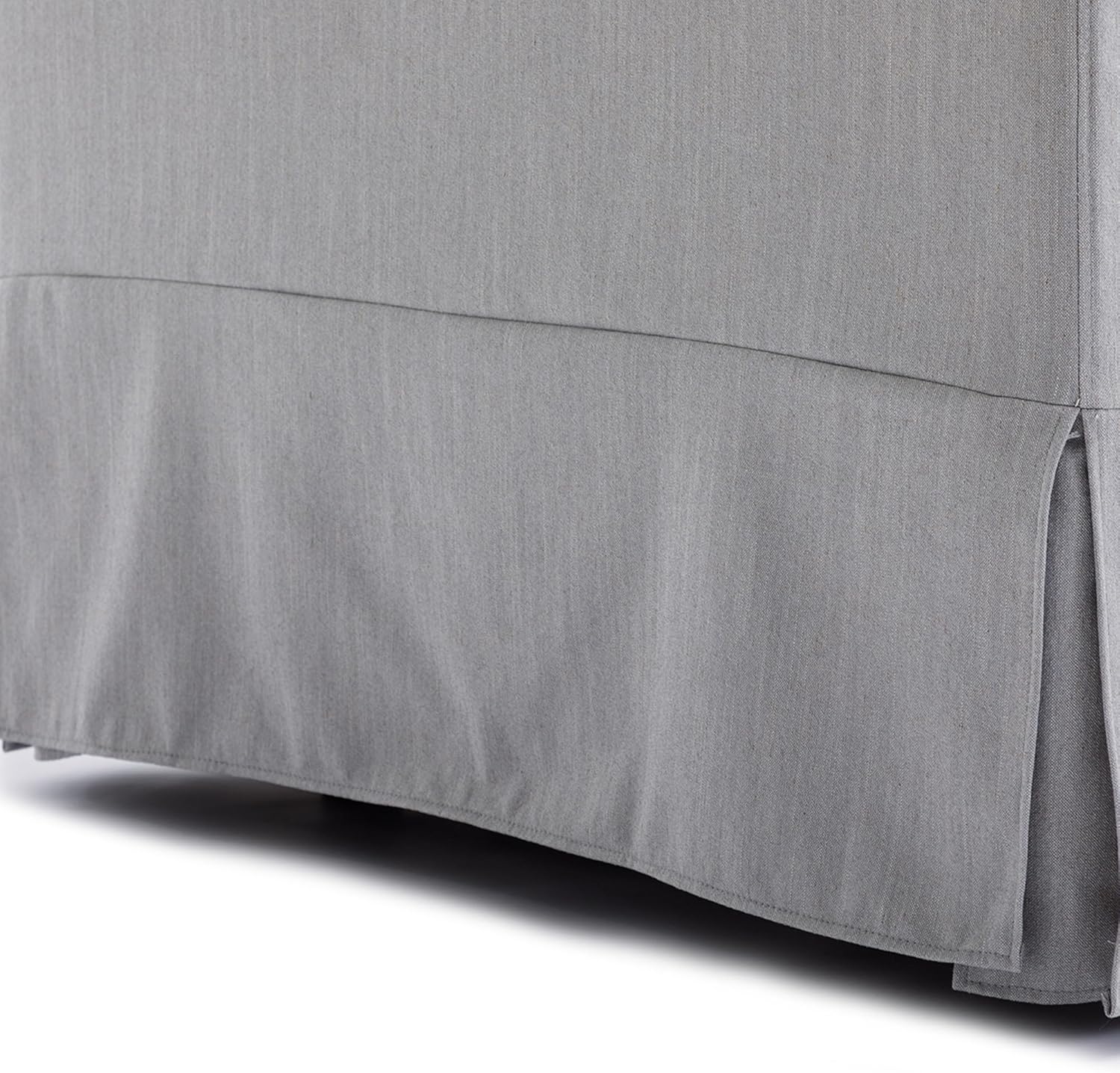 Single Seat Module Sofa Sectional Couch with 1 Ottoman,Cushion Covers Removable and Washable,Light Grey