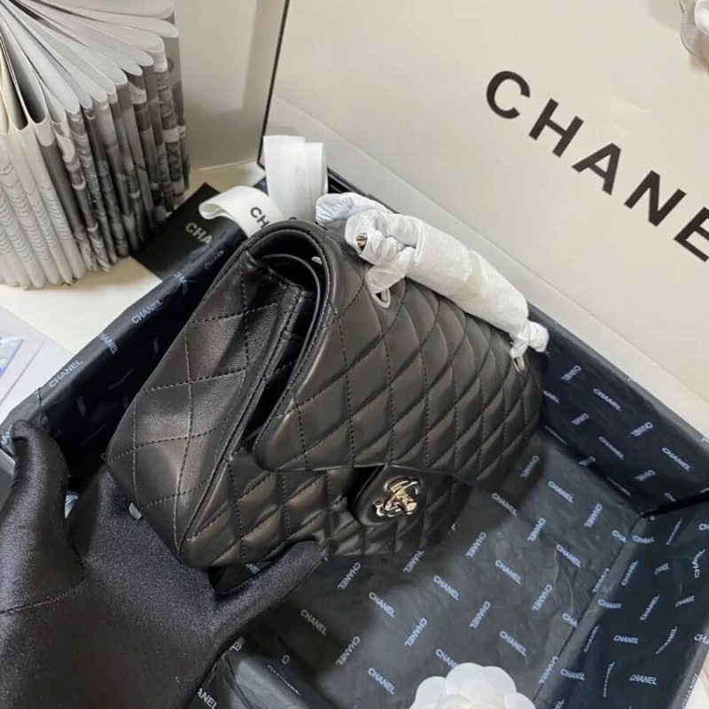 Chanel Small Class-Double Flap Bag A01113 In Lambskin