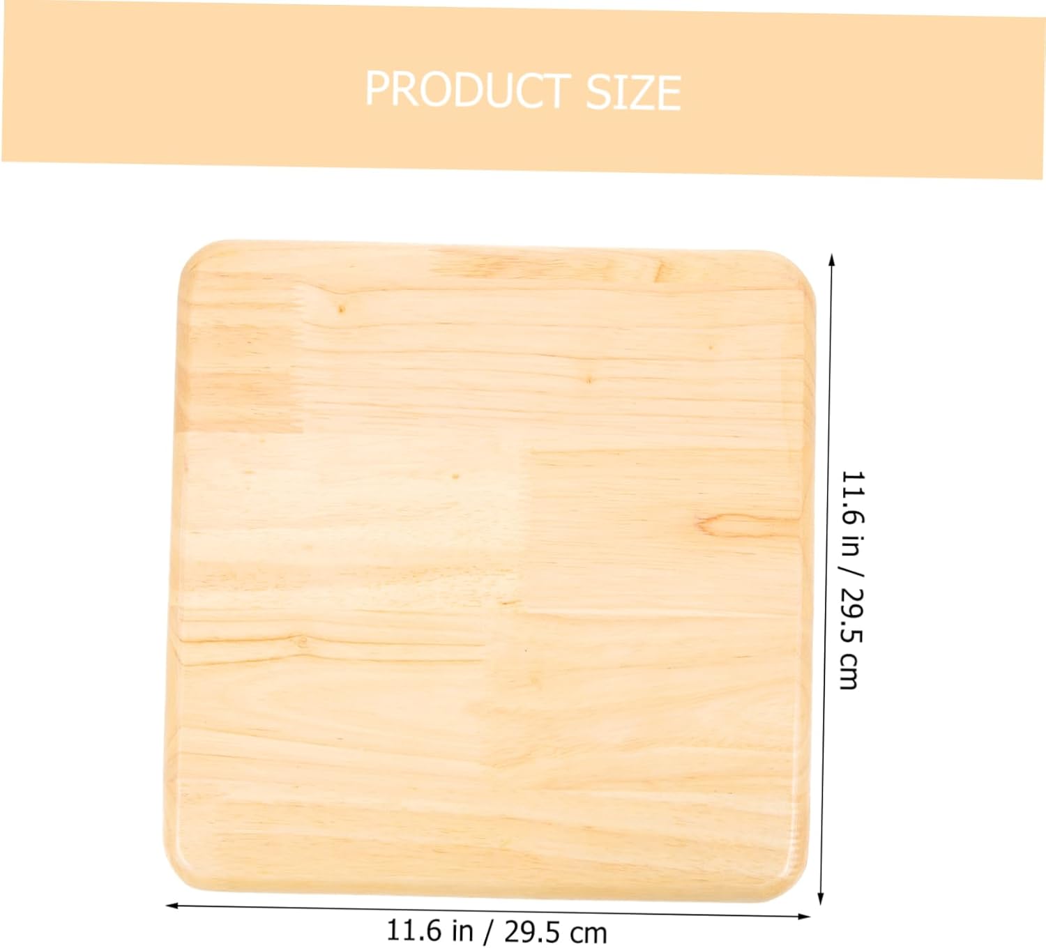 DOITOOL Square Stool Home Stool Seat Replacement Square Dining Table Stool Seat Replacement for Wooden Stool Square Wooden Chair Seat Replacement