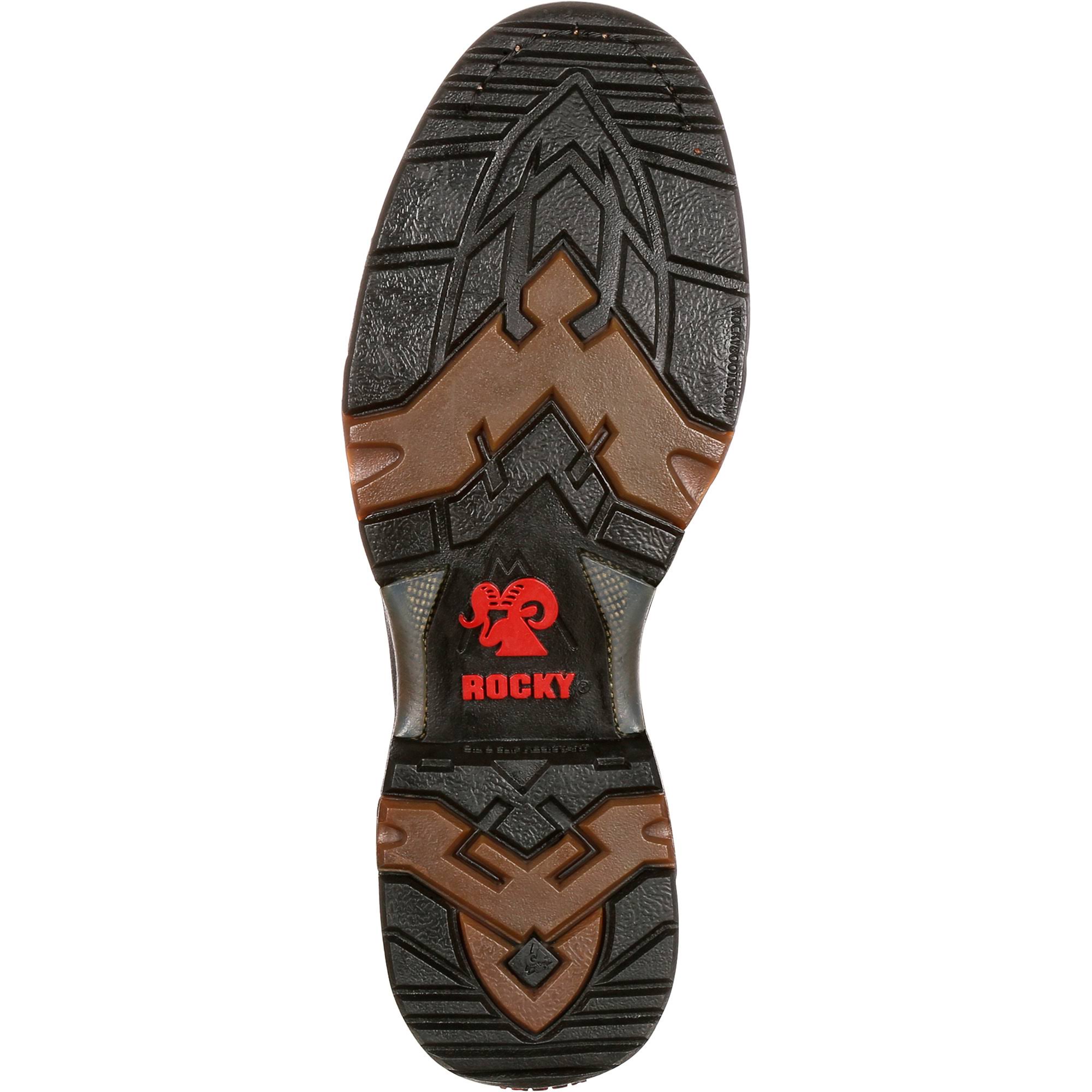 Rocky Aztec Waterproof Wellington Brown