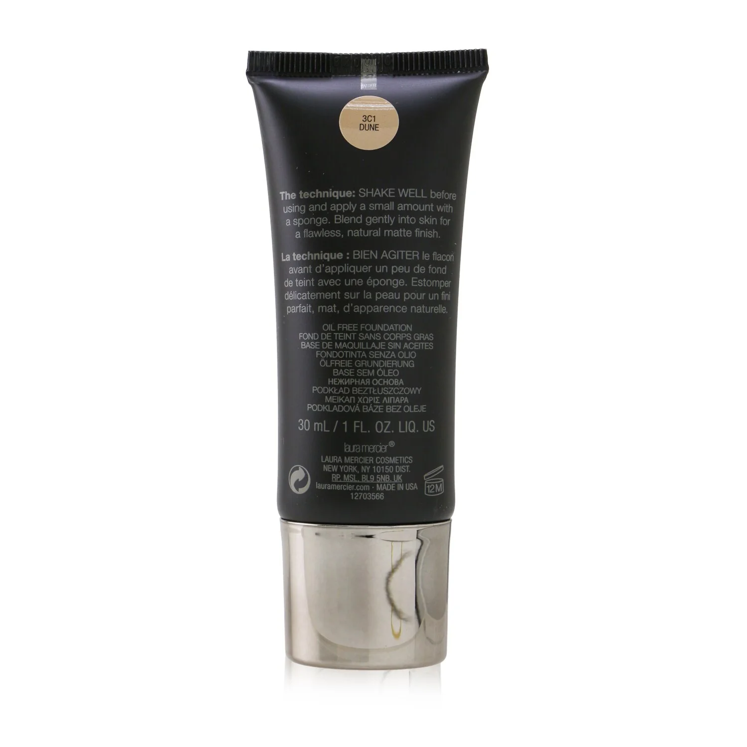 Laura Mercier Silk Creme Oil Free Photo Edition Foundation - #Medium Ivory  30ml/1oz