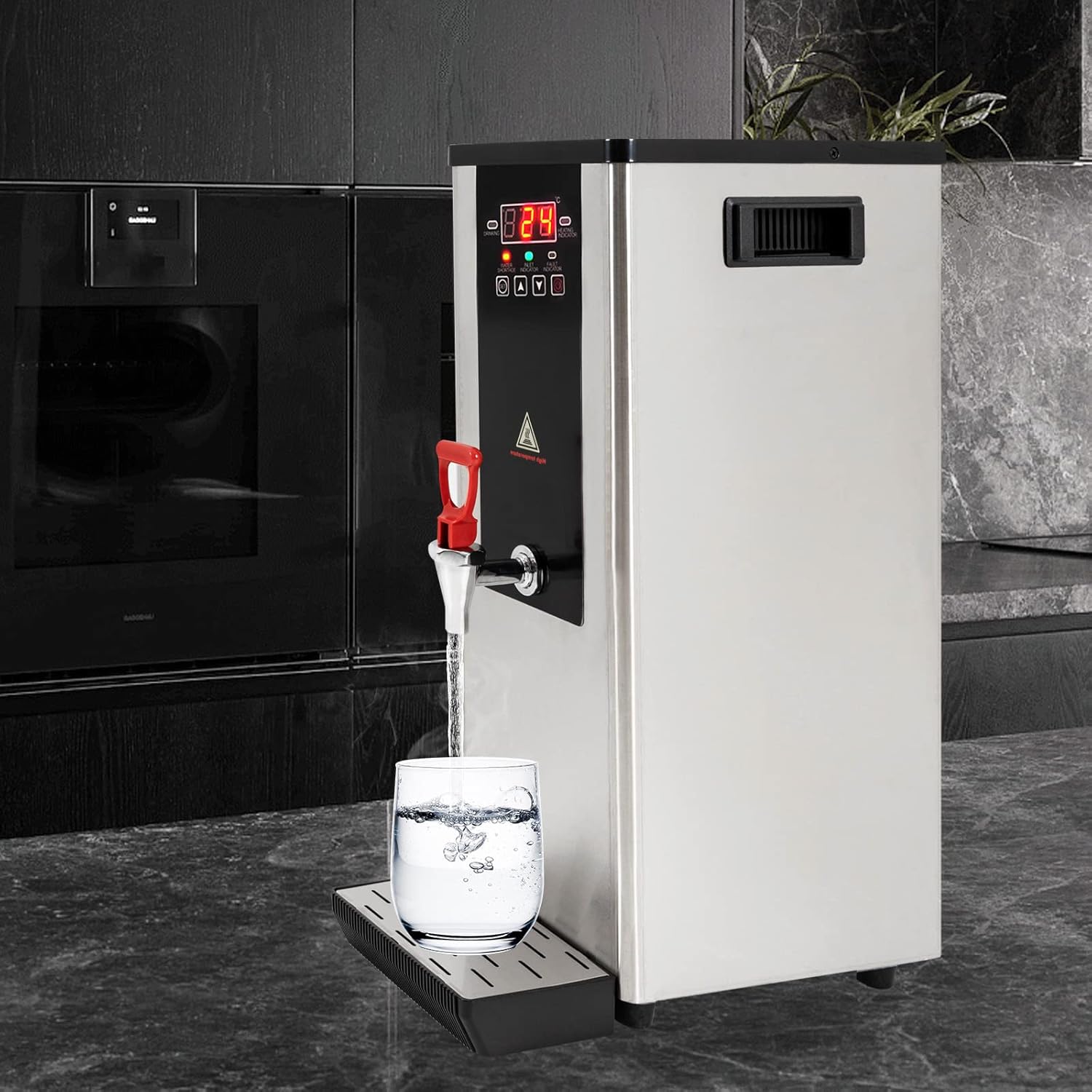 10L (2.5 Gallon) Commercial Hot Water Dispenser, 2400W Electric Water Boiler and Dispenser Boiling Water Machine for Restaurant, Home, Office