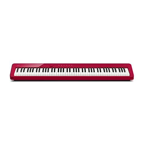 Casio Privia PX-S1100 Digital Piano Bundle with CS-68 Furniture Stand, SP-34 Sustain Pedal, Bench, Instructional Book, DVD, Online Piano Lessons