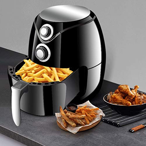 Compact Air Fryer Oven Cooker with Temperature Control, Non Stick Fry Basket, Recipe Guide + Auto Shut of Feature,3.5L Commemoration Day
