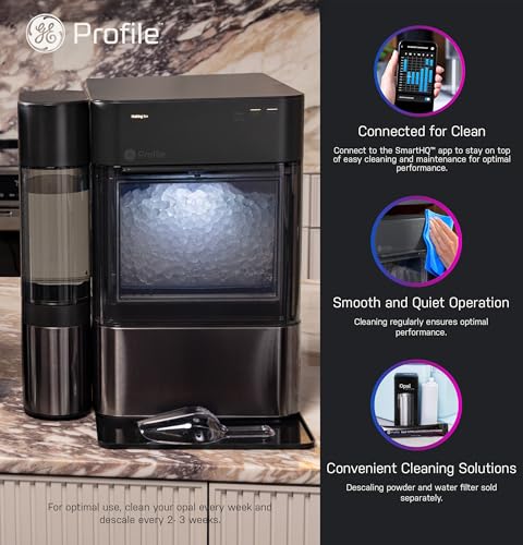 GE Profile Opal 2.0 XL with 1 Gallon Tank, Chewable Crunchable Countertop Nugget Ice Maker, Scoop included, 38 lbs in 24 hours