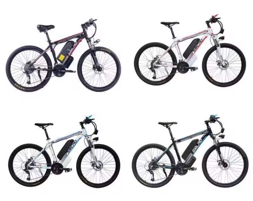 1000W 48V 17.5Ah Electric Fat Tire Bike 26" Electric Mountain Bike Bicycle E bike Shimano 21-speed transmission