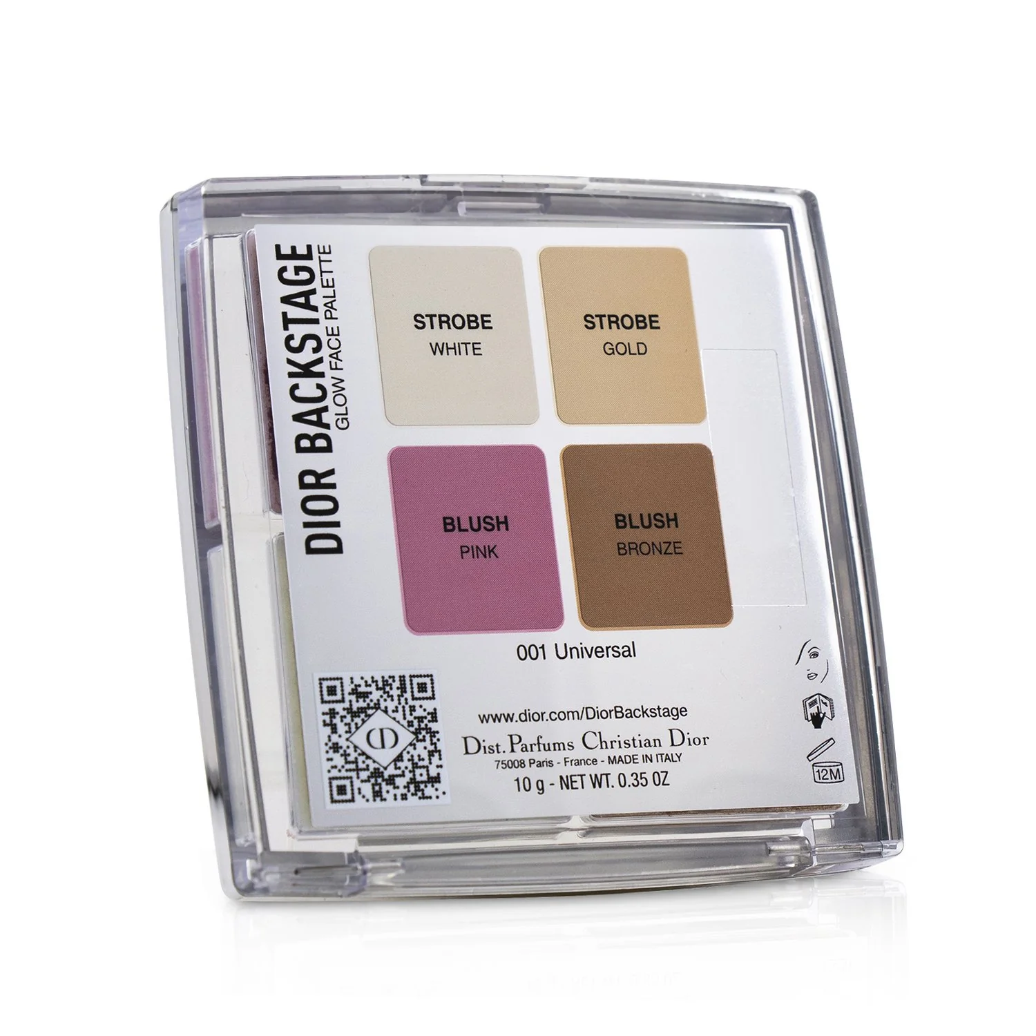 Christian Dior Backstage Glow Face Palette (Highlight & Blush) - # 001 Universal