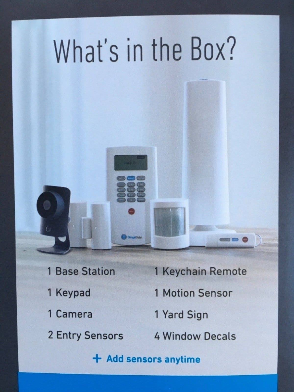 SimpliSafe Wireless Home Sentry 7 Piece Security System with Camera