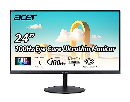 Acer SB273 G0bi 27" IPS Full HD (1920 x 1080) Ultra-Thin Zero-Frame Gaming Office Monitor | Adaptive-Sync Support (FreeSync Compatible) | Up to 120Hz