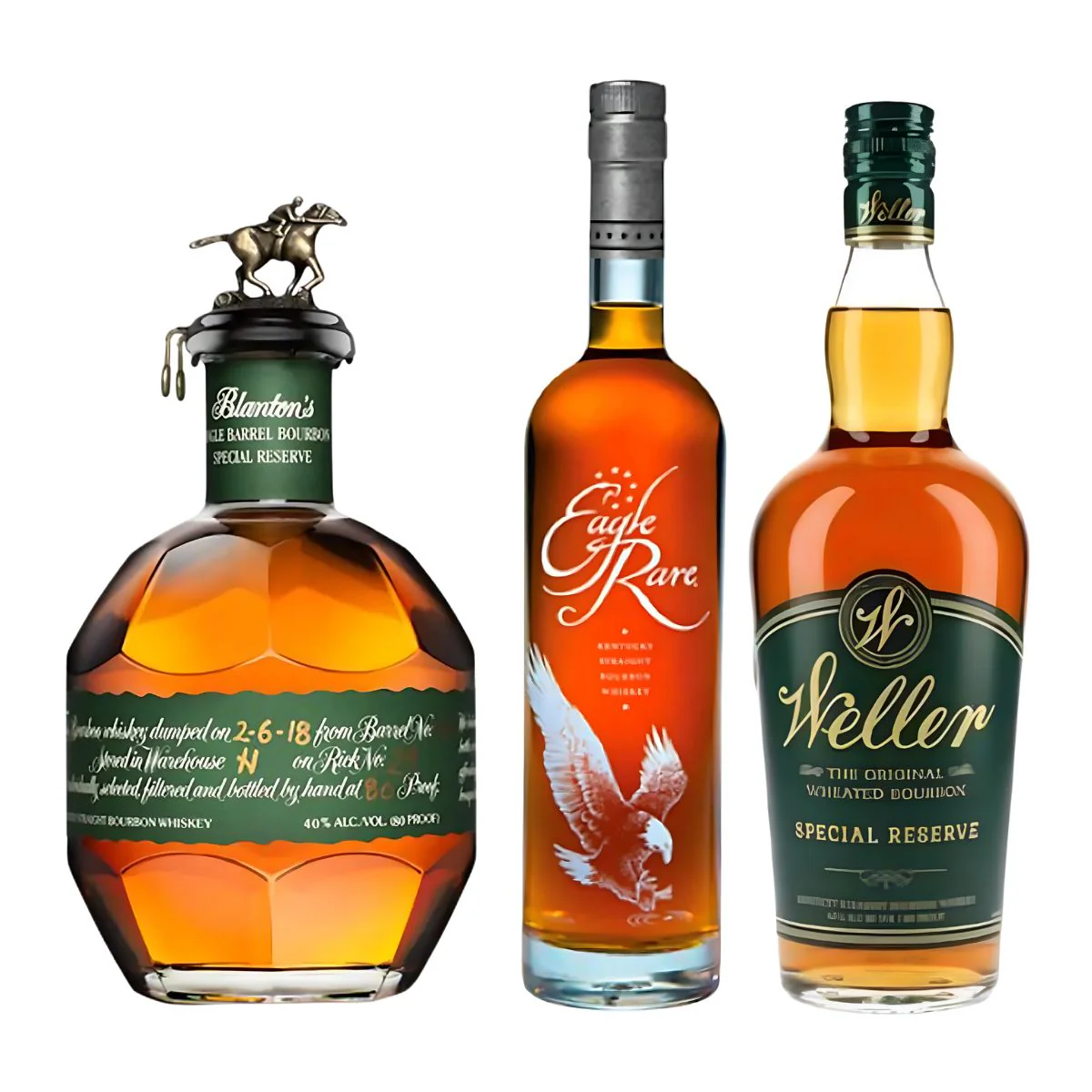 Blanton’s Special Reserve, Eagle Rare 10 Year, and Weller Special Reserve Bourbon Bundle - Nestor Liquor