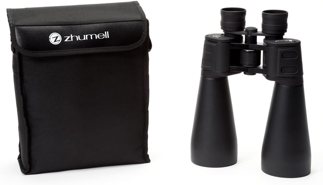 Zhumell 25x100 Tachyon Astronomy Binoculars with Case, Black