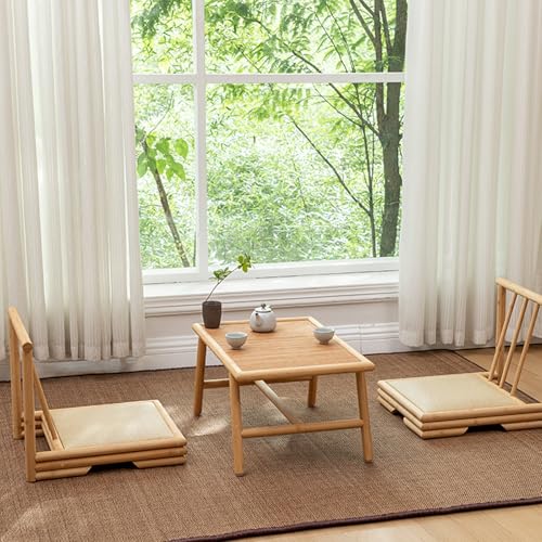 Japanese low table,Japanese floor table,Low table for sitting on The floor,it is suitable for study,tea room, living room, balcony