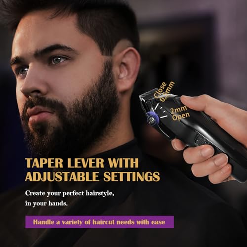 SUPRENT PRO Professional Hair Clippers for Men - High Torque Brushless Motor & Detachable Blade