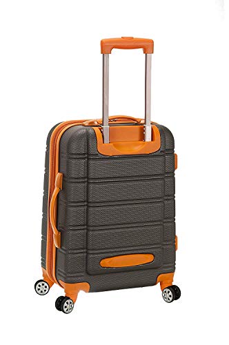 Rockland Melbourne Hardside Expandable Luggage with Spinner Wheels, 2TONENAVY, 2 Piece (20/28)