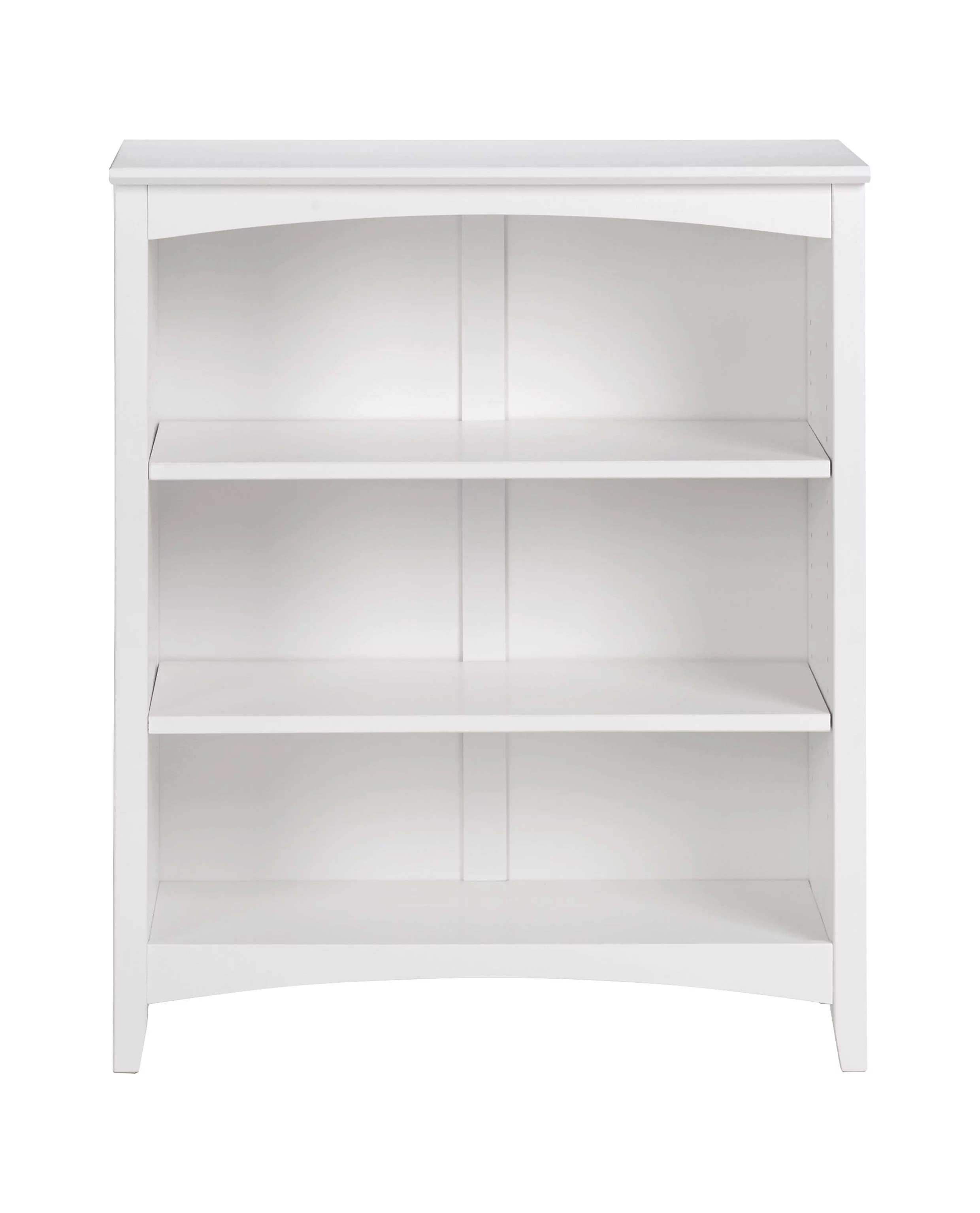 Shaker Style Bookcase - 36"H - White Finish