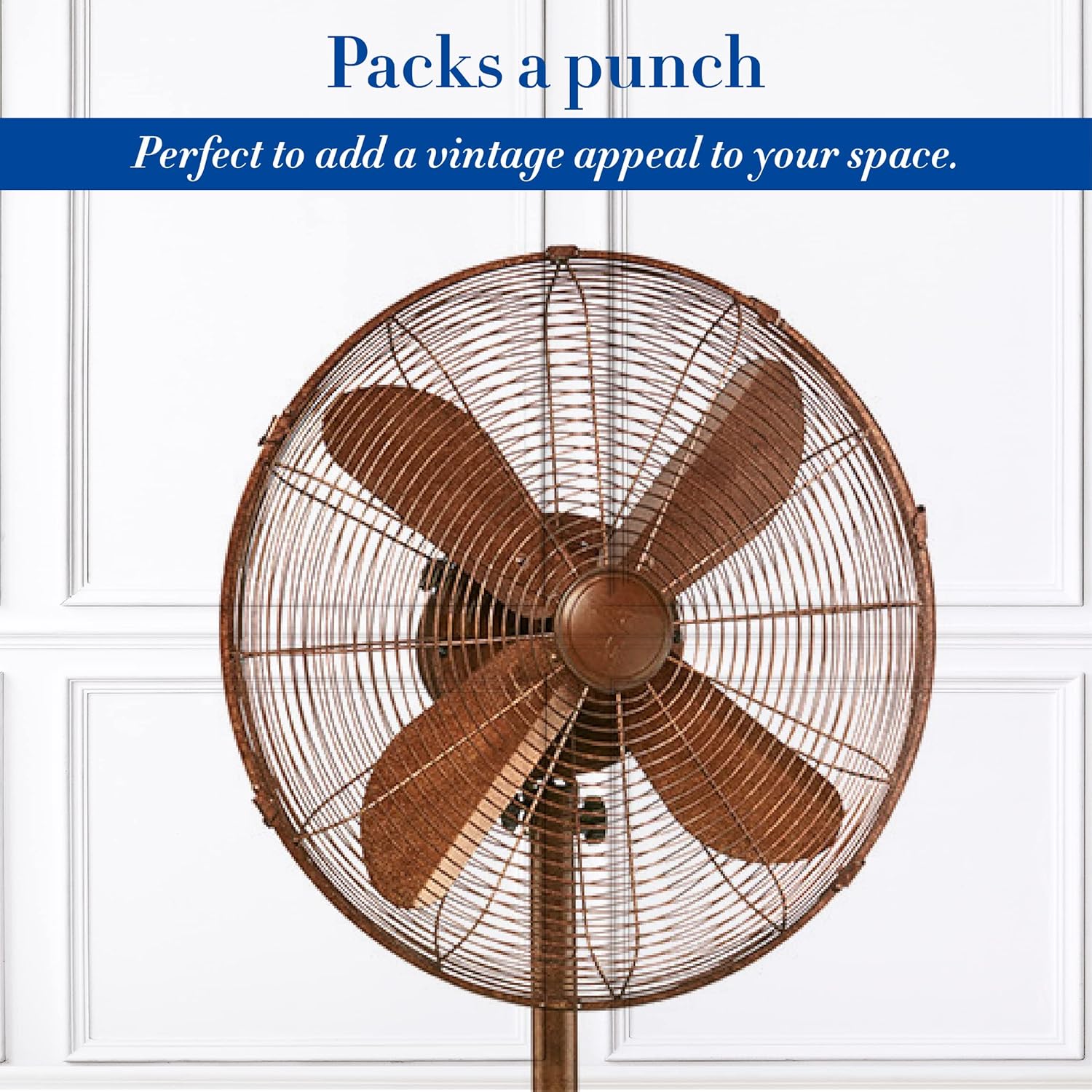 Deco Breeze Oscillating Outdoor Fan with Misting Kit, 3-Cooling Speed Misting Fan with High RPM, Adjustable and Portable Misting Fan