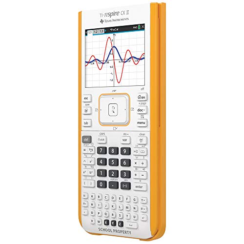 Texas Instruments TI-Nspire CX II Color Graphing Calculator with Student Software (PC/Mac) White 3.54 x 7.48