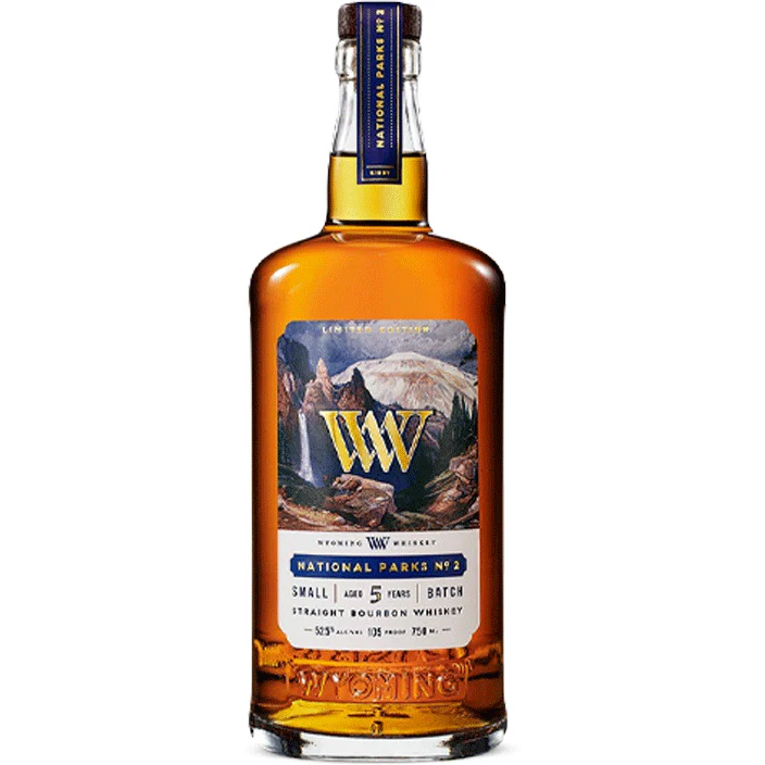 Wyoming Whiskey 5 Years Old National Parks Small Batch Straight Bourbon Whiskey Limited Edition - Nestor Liquor