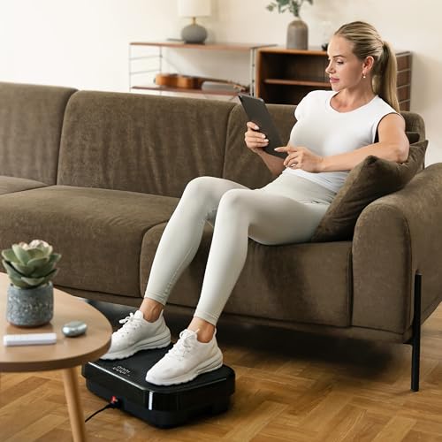 TheNeat Vibration Plate Exercise Machine, Whole Body Workout Vibration Fitness Platform, 330 Lbs Capacity