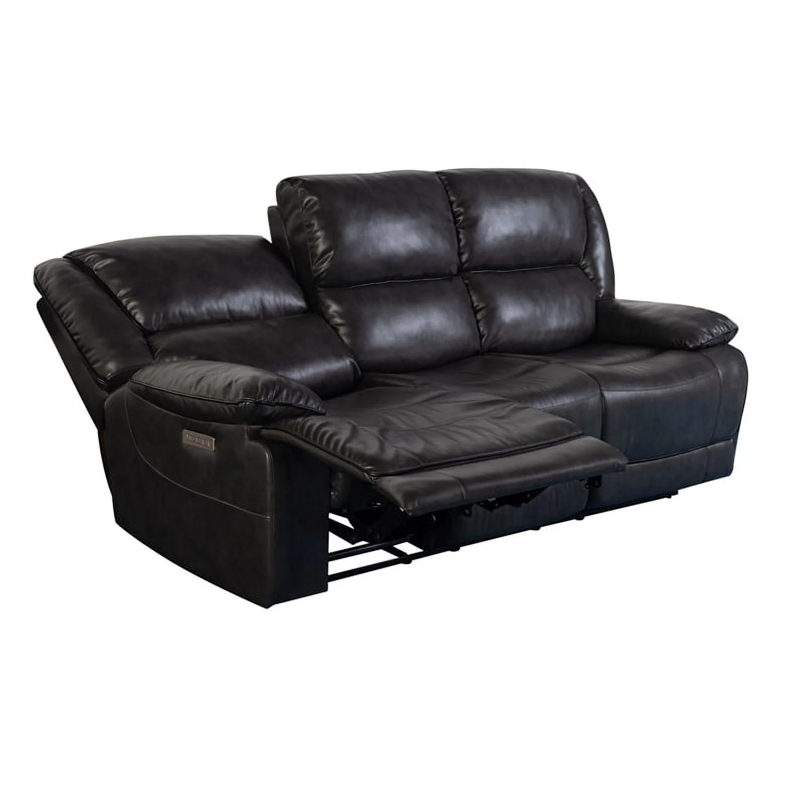 Hawthorne Collections Ennis Reclining Sofa - Black