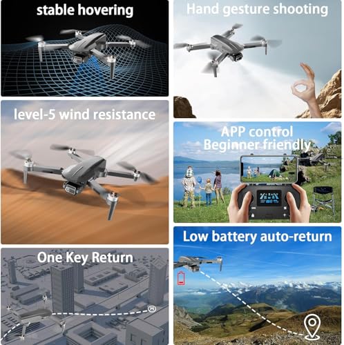Drone with Camera for Adults Beginner 4K,52-Min Max Flight Time,10000 Feet Control Range,249g Foldable FPV RC Quadcopter,Smart Return Home