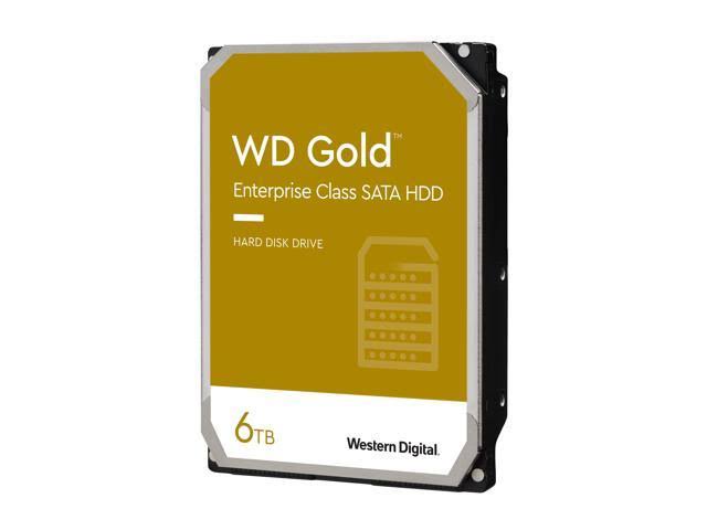 WD Gold Enterprise-Class 6 TB Internal HDD - 3.5x22 - WD6003FRYZ - SATA 6Gb/s - 7,200 rpm