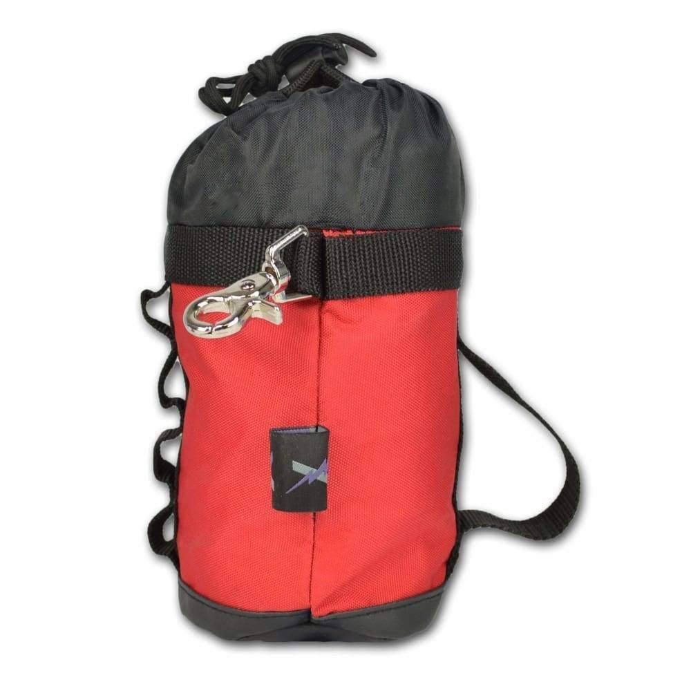 Lightning x Fire Rescue Personal Escape Rope Bag Bail Out Kit w/ 40 x 8mm Rope u0026 Carabiner NFPA, Size: One size, Black