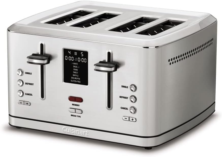 Cuisinart Air Fryer + Convection Toaster Oven, 8-1 Oven with Bake, Grill, Broil & Warm Options, Stainless Steel