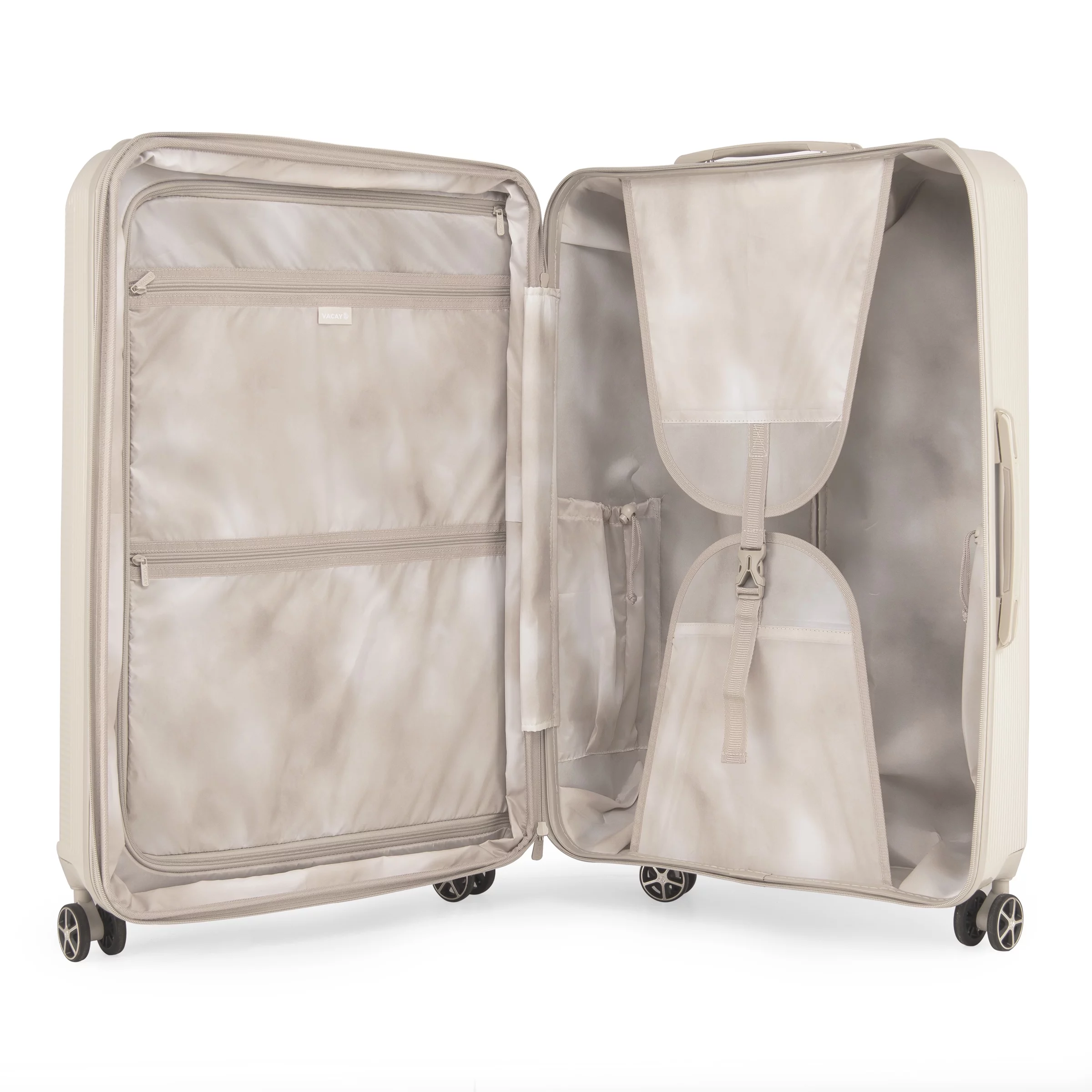 Vacay Hardside Future Collection by iFLY Luggage, 20" Carry-on Luggage, Sand