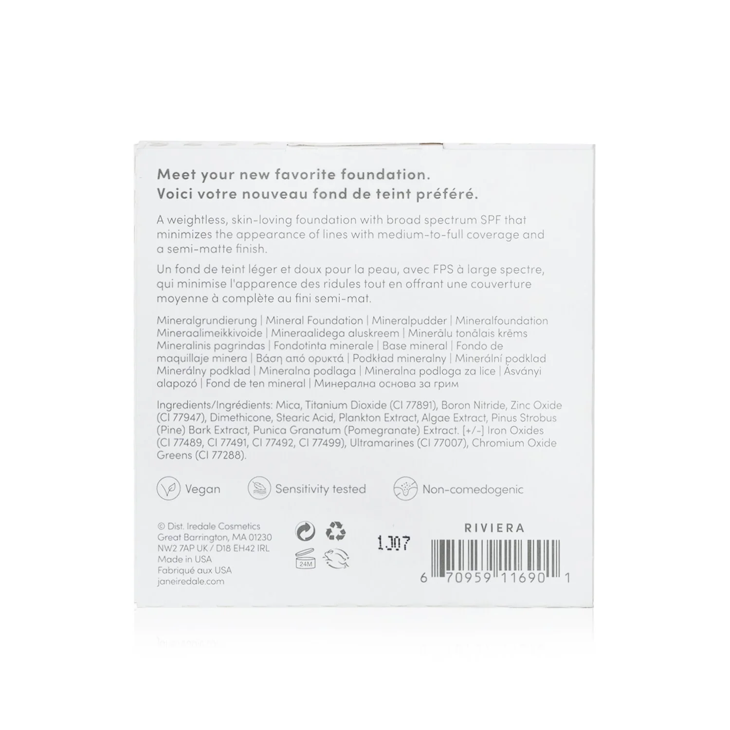 Jane Iredale PurePressed Base Mineral Foundation Refill SPF 20 - Radiant 9.9g/0.35oz