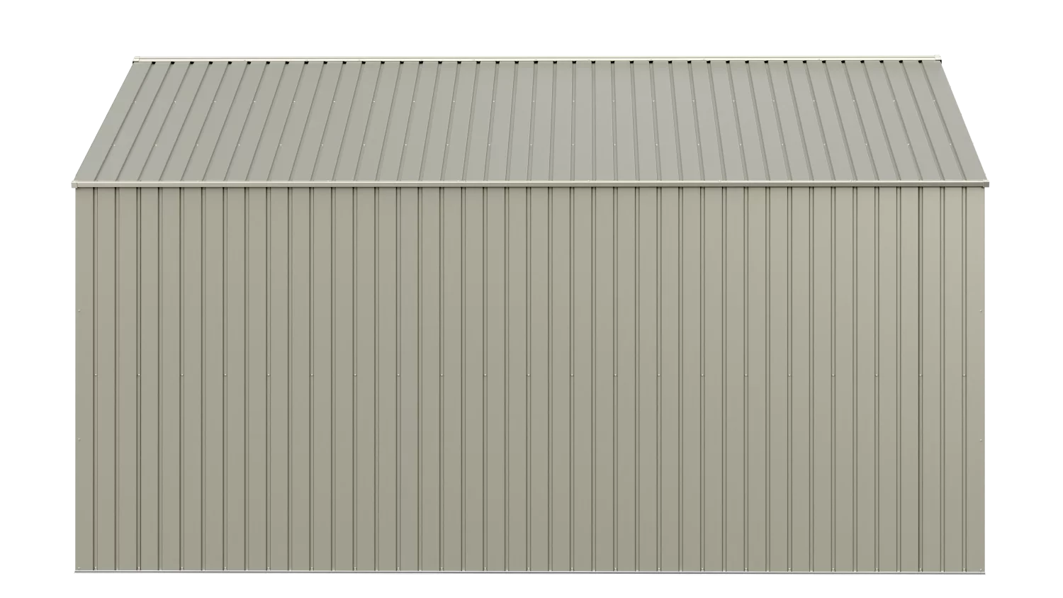 Arrow Elite Steel Storage Shed, 12x14, Cool Grey