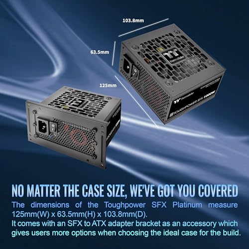 Thermaltake Smart 500W 80+ White Certified PSU, Continuous Power with 120mm Ultra Quiet Cooling Fan