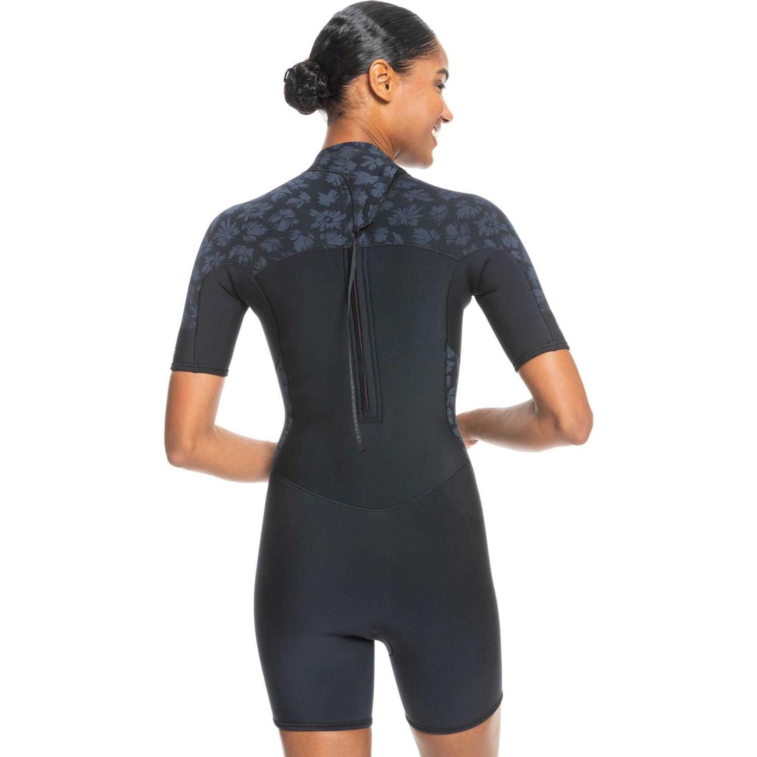 Roxy 2mm Swell Series Short Sleeve Back Zip Springsuit - Sports Supplies Online Store