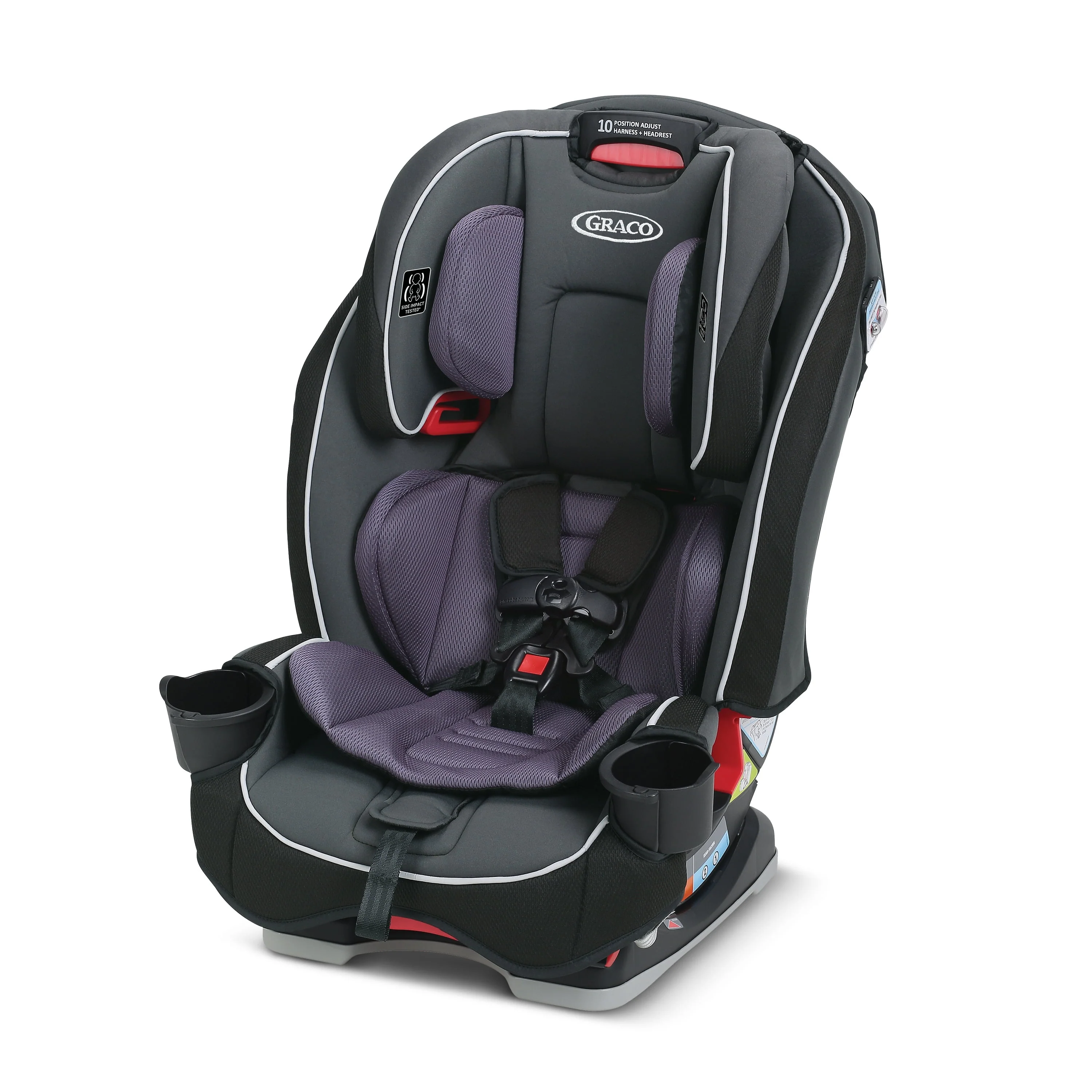Graco SlimFit 3-in-1 Car Seat, Saves Space in Your Back Seat, Anabele