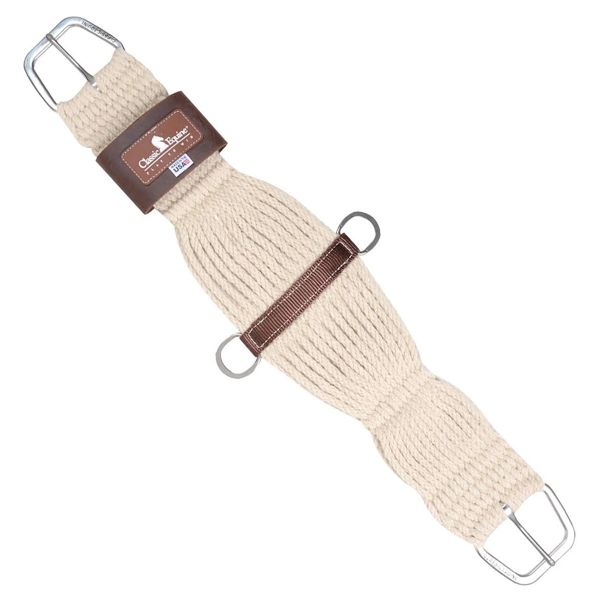 Classic Equine Blended Mohair Roper Cinch