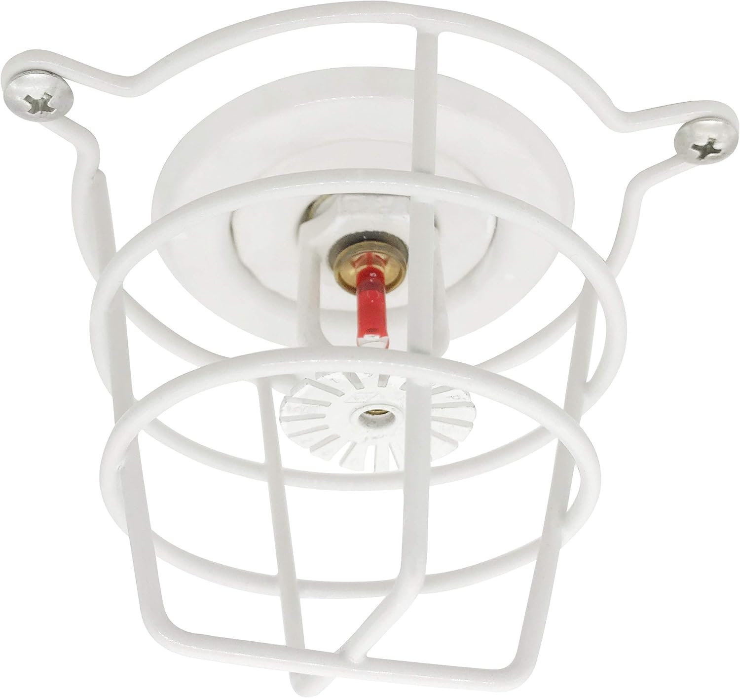 (10 Pack) TunaMax White Fire Sprinkler Head Cage Guard for Both 1/2" & 3/4" Sprinkler Head for Protecting Flush Mount & Side Wall & Semi