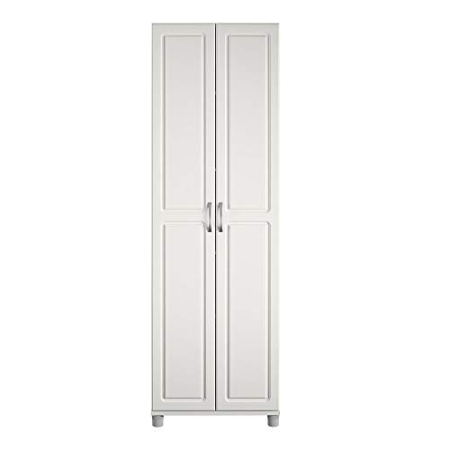 SystemBuild Evolution Kendall 24" Engineered Wood Utility Storage Cabinet Black