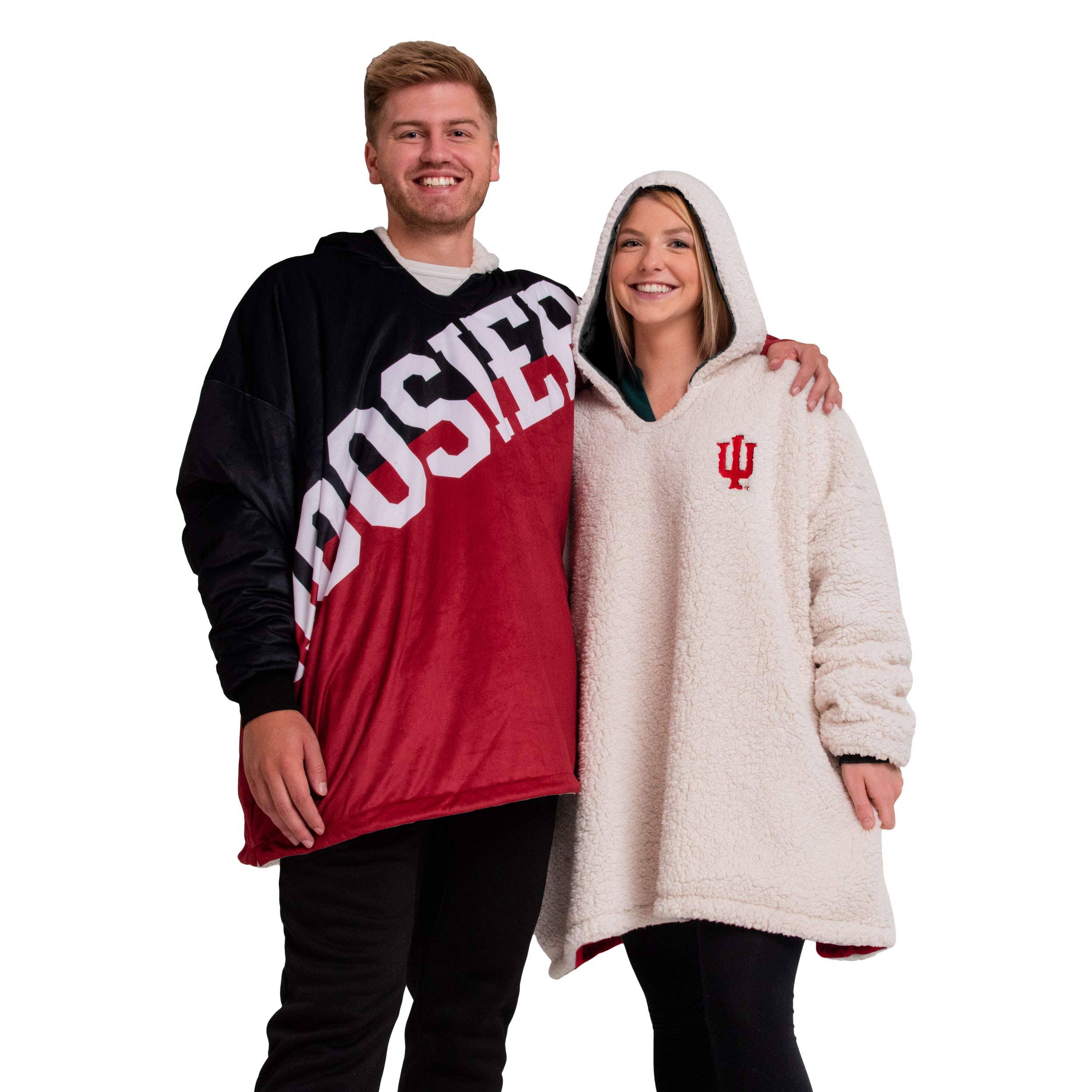 Indiana Hoosiers NCAA Reversible Colorblock Hoodeez
