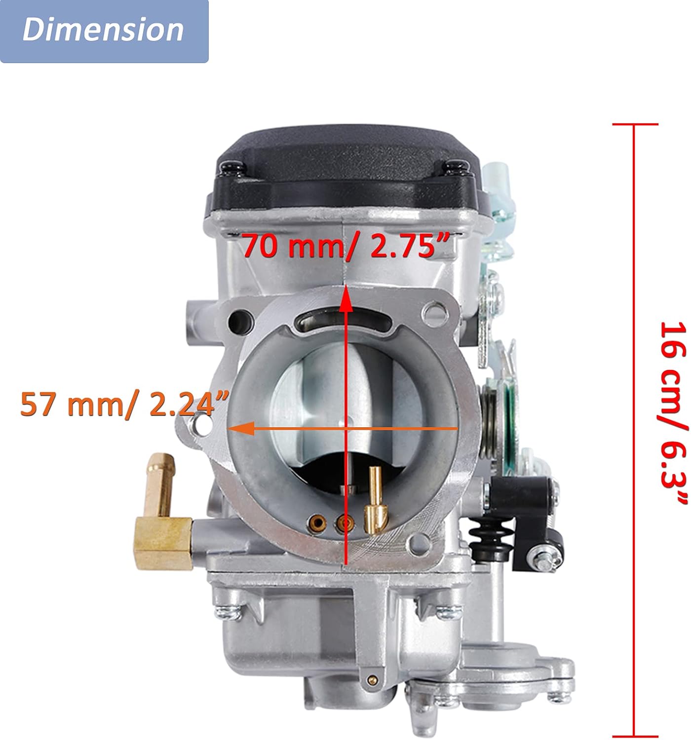 CV40 Carburetor for Harley Davidson HD Sportster XL883 XL1200/ Softail/ Touring/ Dyna & FXR/ Road King Carb 27421-99 27490-04 27465-04 (with Fuel