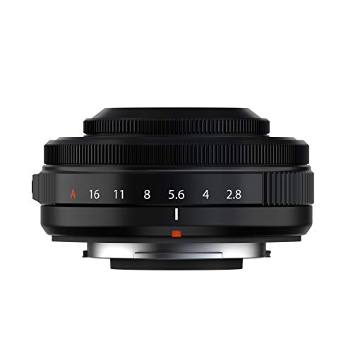 FUJIFILM X Replacement Lens FUJINON Monofocal Pancake 27mm F2.8 Dustproof Splashproof Low Temperature Resistant Aperture Ring F XF27MMF2.8 R WR
