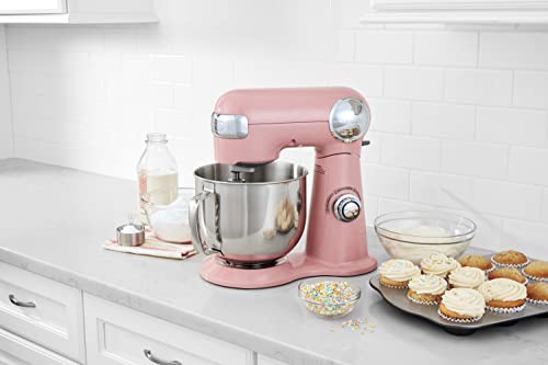 Cuisinart SMD-50BC Precision Pro 5.5-Quart Digital Stand Mixer With 12-Speeds, 3 Preprogrammed Food Prep Settings, Mixing Bowl, Whisk