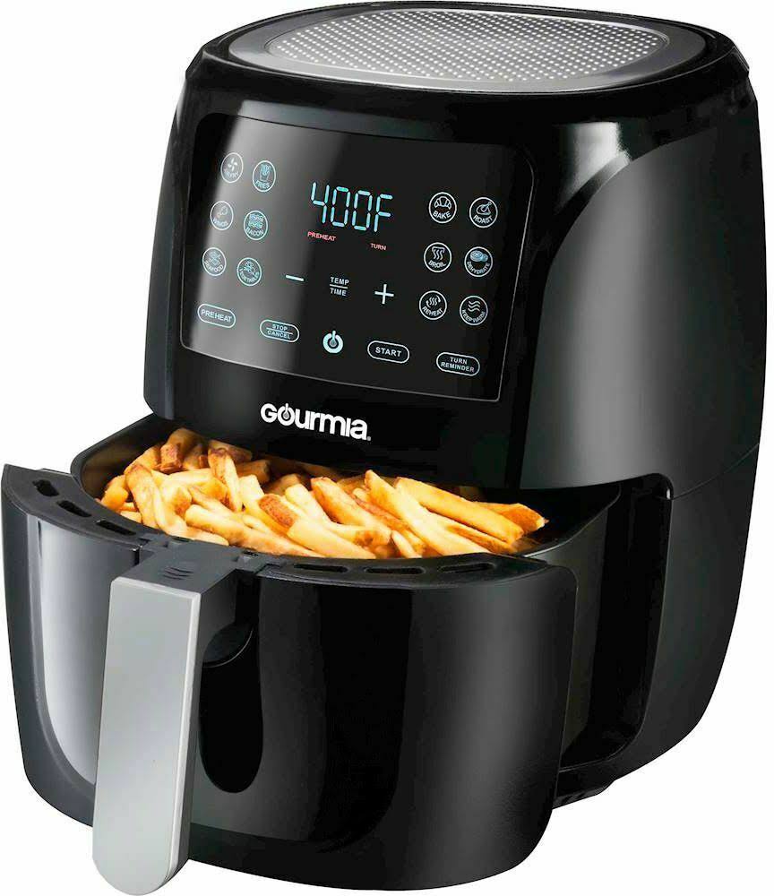 Gourmia Black Digital Air Fryer - 6 qt