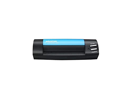 Plustek MobileOffice S602 USB Powered ID and Card Scanner, 1200 dpi Optical Resolution, 5.5 Sec Color Scan Speed